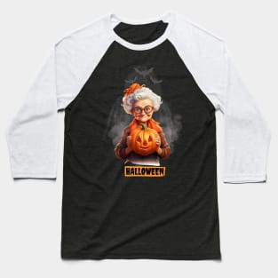 Halloween Grandma Baseball T-Shirt